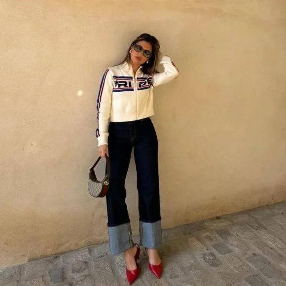ZARA STRAIGHT CUT HIGH WAIST JEANS ZW COLLECTION